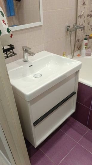 Установка смесителя (на готовые коммуникации)