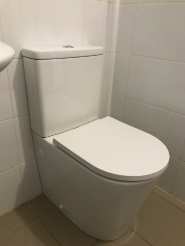 Установлено новое сантехническое оборудование, подключены коммуникации, проверена герметичность соединений, выполнена фиксация к полу, произведена регулировка бачка, обеспечена функциональность.