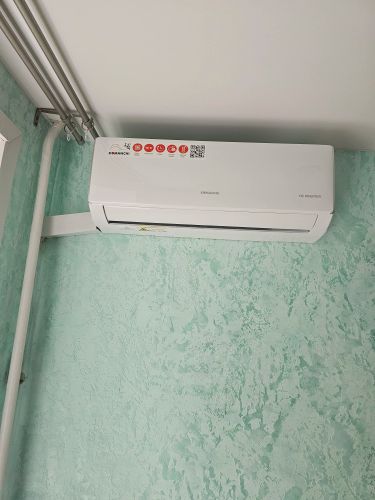 Установка сплит системы 7-9 kBTU (одноэтапный монтаж)