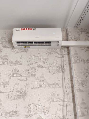Установка сплит системы 7-9 kBTU (одноэтапный монтаж)