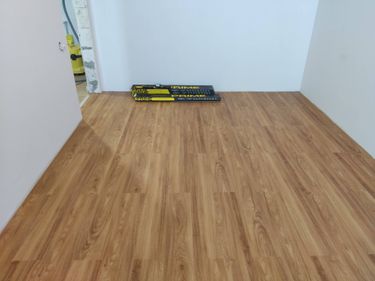 Прямая укладка ламината с подложкой более 20 кв.м