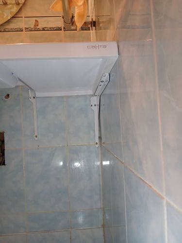Установка раковины на кронштейнах