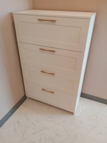 Сборка, установка и крепёж комода 4 ящика