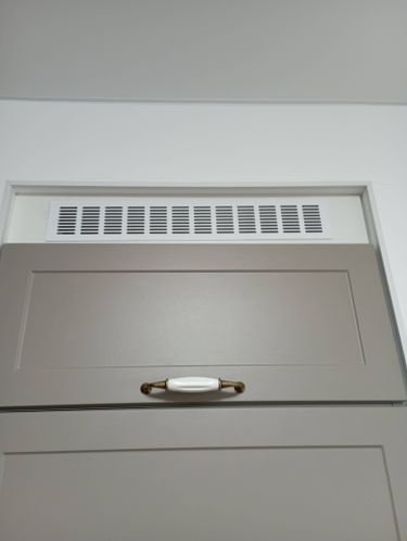 Монтаж вентиляционной решётки