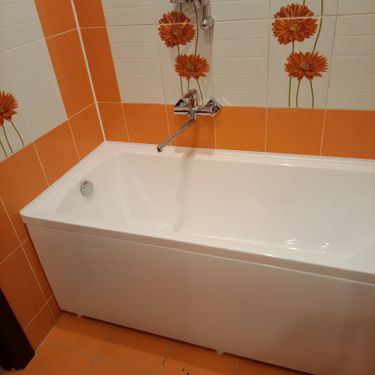 Установка акриловой/стальной ванны