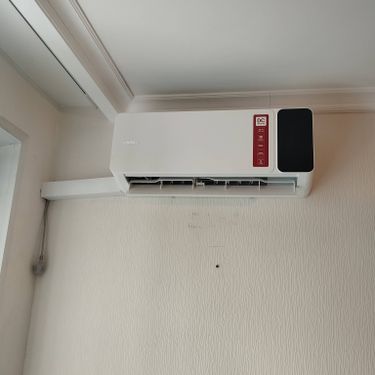 Установка сплит системы 7-9 kBTU (одноэтапный монтаж)