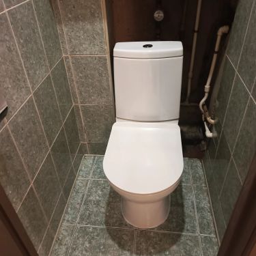 Установка напольного унитаза