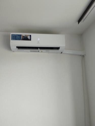 Установка сплит системы 7-9 kBTU (одноэтапный монтаж)