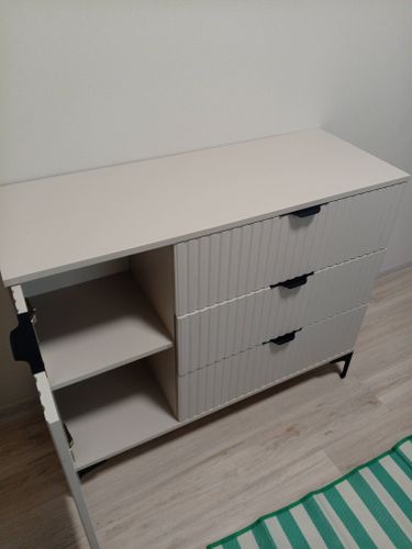 Сборка, установка и крепёж комода 4 ящика