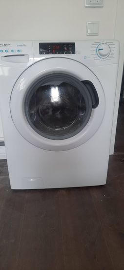 Установка отдельностоящей стиральной машины с подключением