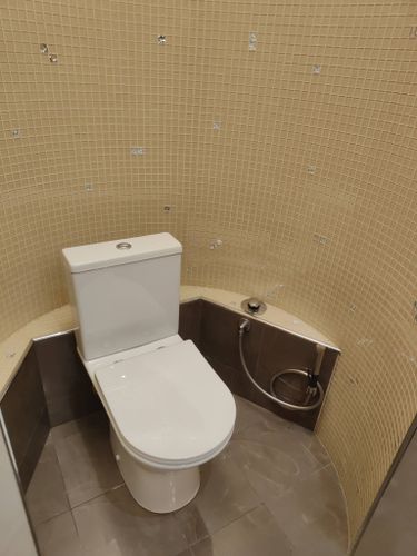 Установка напольного унитаза
