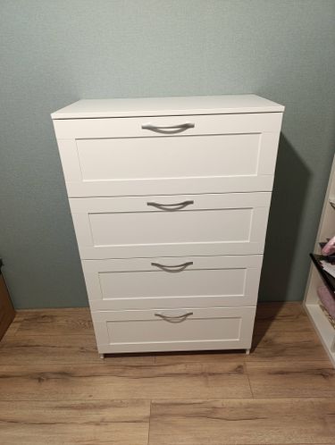 Сборка, установка и крепёж комода 4 ящика