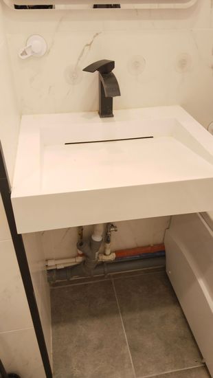 Установка раковины на кронштейнах