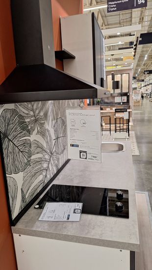 Дополнительные работы по сборке кухонь ЭКСПО Установка полки на кронштейнах/скрытого монтажа Подключение и монтаж светодиодной ленты с короб