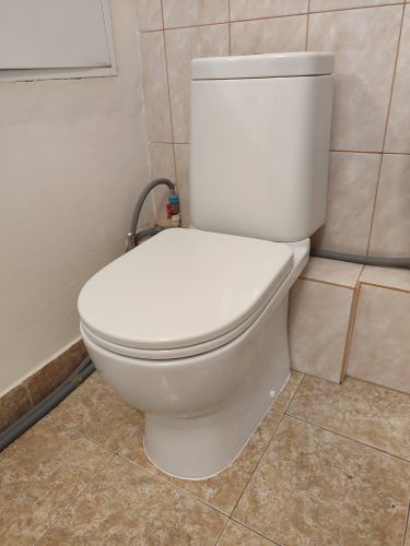 Установка напольного унитаза