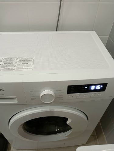 Установка отдельностоящей стиральной машины с подключением