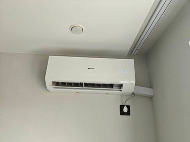 Установка сплит системы 7-9 kBTU (одноэтапный монтаж)
