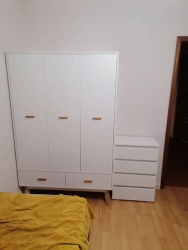 Сборка, установка и крепёж комода 4 ящика