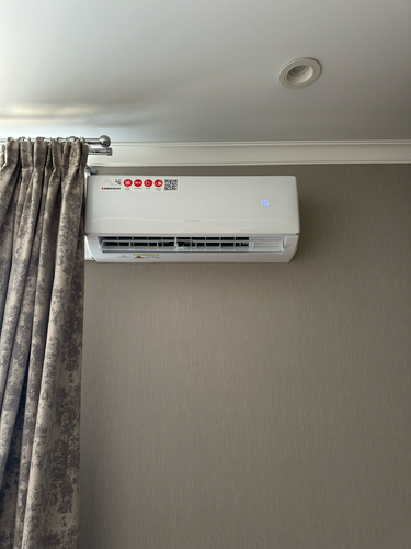 Установка сплит системы 7-9 kBTU (одноэтапный монтаж)