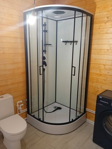 Установка отдельностоящей стиральной машины с подключением