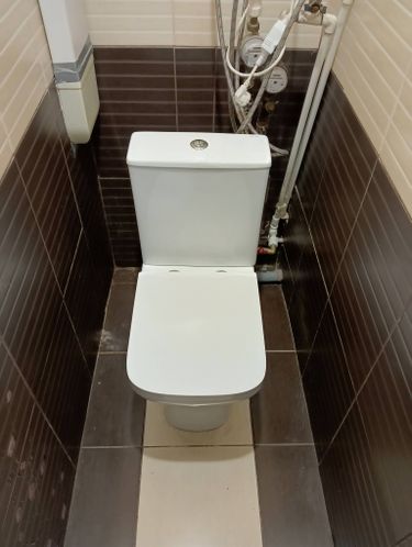 Установка напольного унитаза