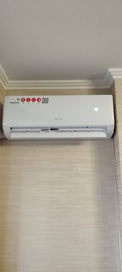 Установка сплит системы 7-9 kBTU (одноэтапный монтаж)