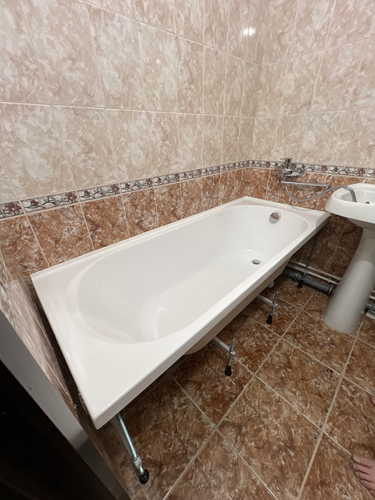 Установка акриловой/стальной ванны