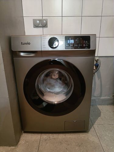 Установка отдельностоящей стиральной машины с подключением