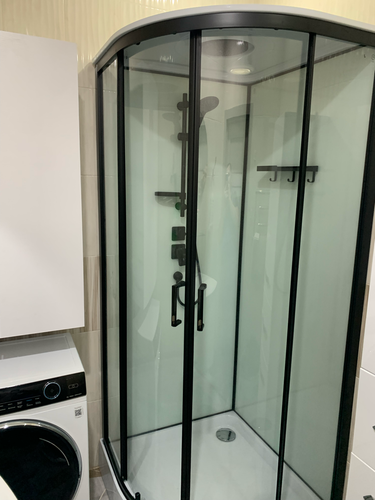 Установка душевой кабины шириной до 90 см