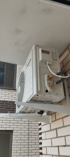 Установка сплит системы 7-9 kBTU (одноэтапный монтаж)