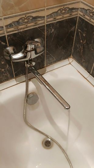 Демонтаж смесителя