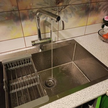 Установка проточного фильтра под мойку