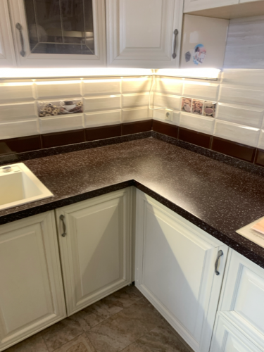 Шлифовка каменной столешницы