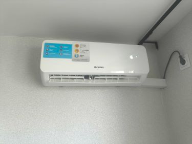 Установка сплит системы 7-9 kBTU (одноэтапный монтаж)