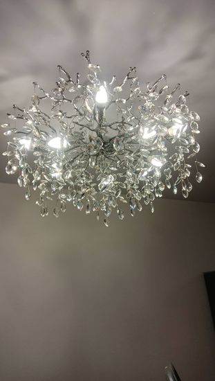 Сборка и навеска люстры