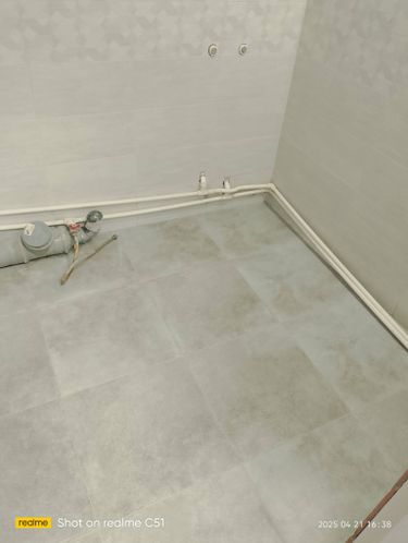 Прямая укладка керамической плитки свыше 10 кв.м