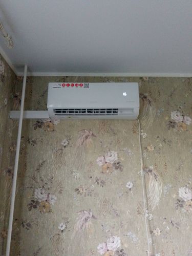 Установка сплит системы 7-9 kBTU (одноэтапный монтаж)