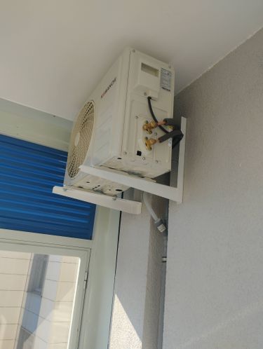 Установка сплит системы 7-9 kBTU (одноэтапный монтаж)