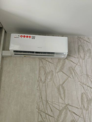Установка сплит системы 7-9 kBTU (одноэтапный монтаж)