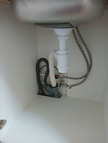 Установка посудомоечной машины с подключением