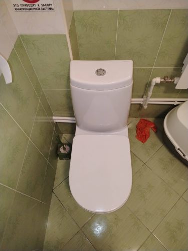 Установка напольного унитаза