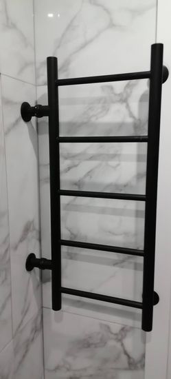 Монтаж водяного полотенцесушителя на готовую подводку (без подгонки)