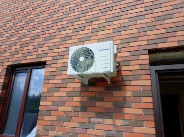 Установка сплит системы 7-9 kBTU (одноэтапный монтаж)