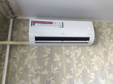 Установка сплит системы 7-9 kBTU (одноэтапный монтаж)