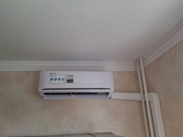 Установка сплит системы 7-9 kBTU (одноэтапный монтаж)