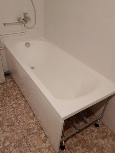 Установка акриловой/стальной ванны