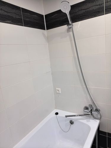 Установка смесителя (на готовые коммуникации)