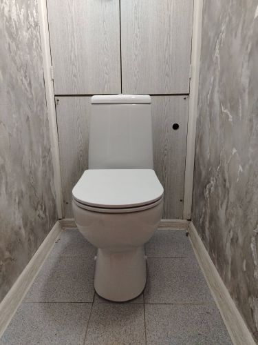 Установка напольного унитаза