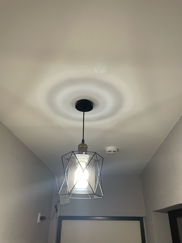 Установка люстры в сборке