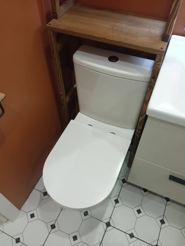 Установка напольного унитаза